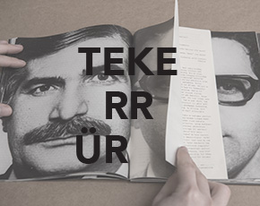 Selim Süme and Özgür Öğütcen's new book 'Tekerrür' is out / İstanbul by Selim Süme